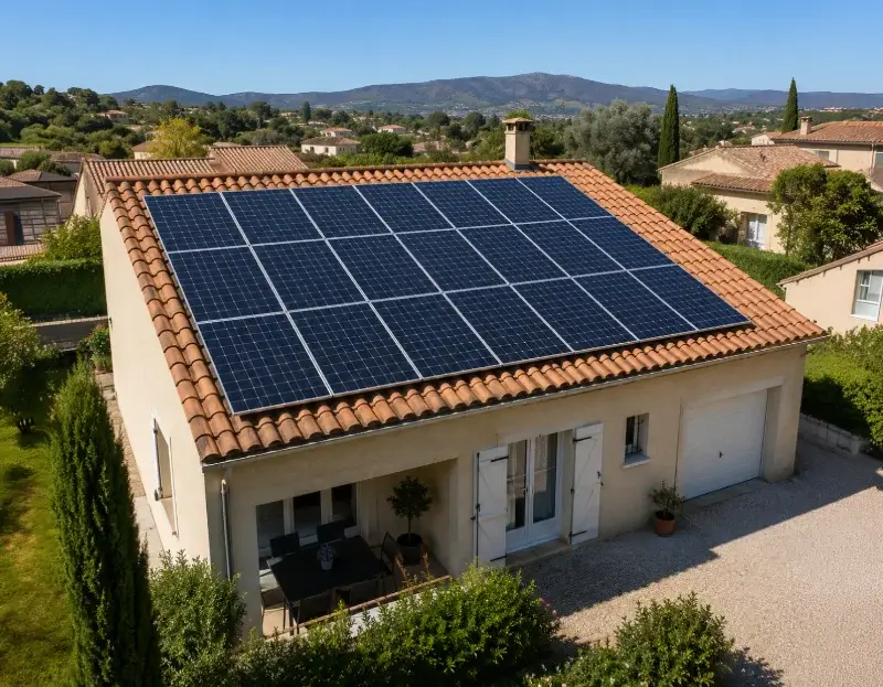 Prime à l'autoconsommation panneaux solaires Aigueperse — aide financière de l'État